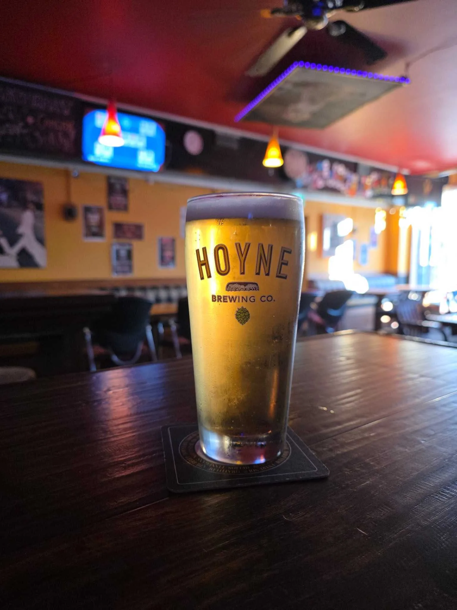 A cold drink at The Phoenix