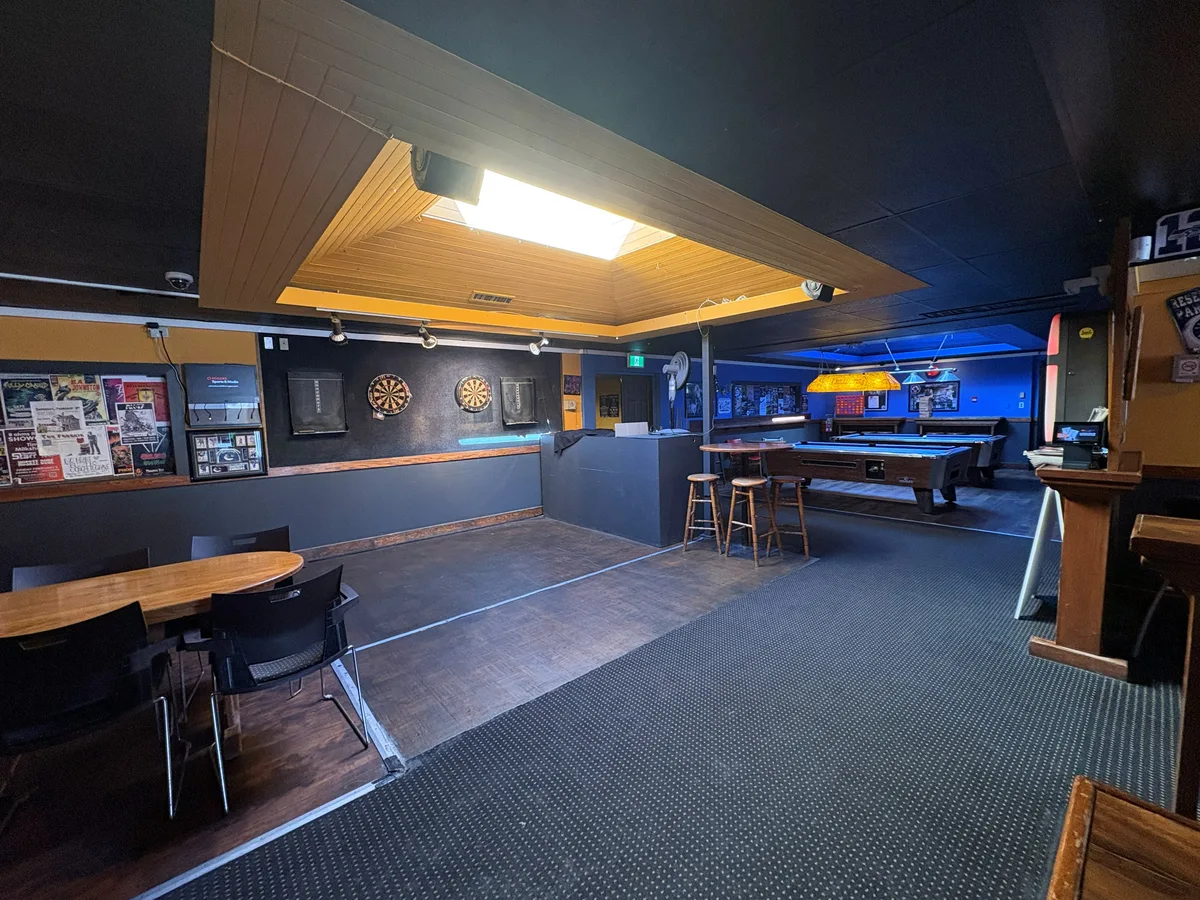 Pool table area at The Phoenix