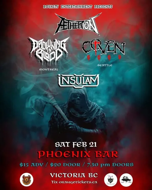 Aetherton live at The Phoenix, February 21 2026
