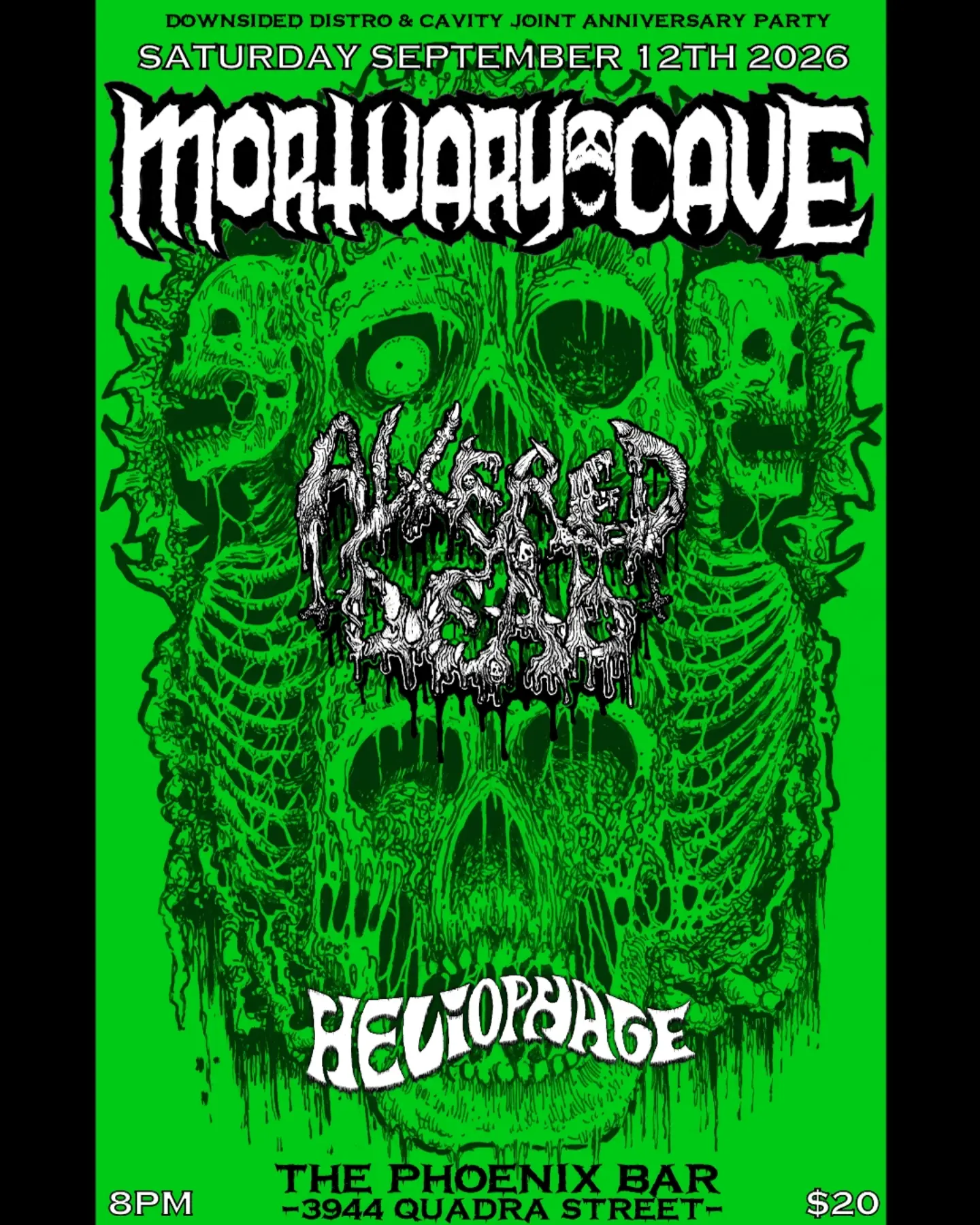 September 12 Mortuary Cave Show