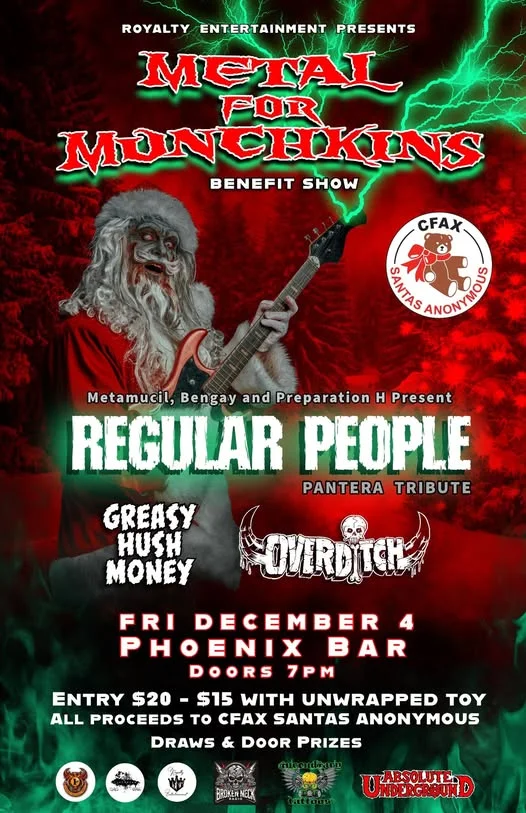 December 4 Metal for Munchkins Benefit Show
