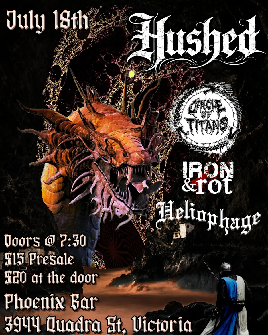 Hushed live at The Phoenix, July 18 2026